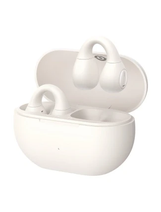 Sluchátka Baseus Bass 15 Clip Open-Ear Air (bílá)