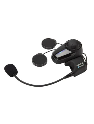 Sena SMH10-10 Bluetooth 3.0 900M interkom pro motocykly s mikrofonem na čelence, sada pro 1 helmu