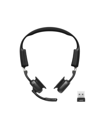 Shokz OpenMeet mic-ANC USB-C bezdrátová sluchátka s kostmi + adaptér USB-A černá Shokz OpenMeet mic-ANC USB-C bezdrátová sluchátka s kostmi + adaptér USB-A černá