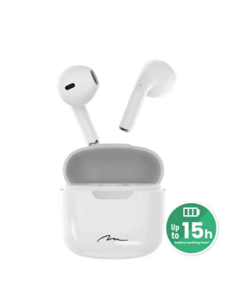 Sluchátka Media tech MT3589W (do uší; Bluetooth; se zabudovaným mikrofonem; černá barva)