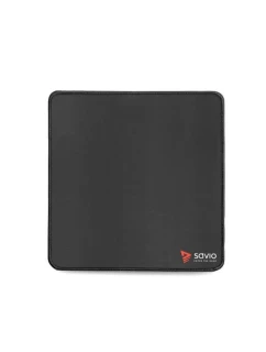 SAVIO HERNÍ PODLOŽKA POD MYŠ 250X250X2MM, PROŠÍVANÉ OKRAJE BLACK EDITION TURBO DYNAMIC S
