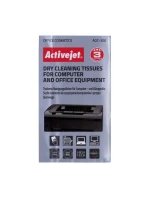 Activejet AOC-300 bezprašné utěrky 24 ks Univerzální pro čištění počítačů a kancelářského vybavení, velmi dobře spolupracují s pěnami Activejet.