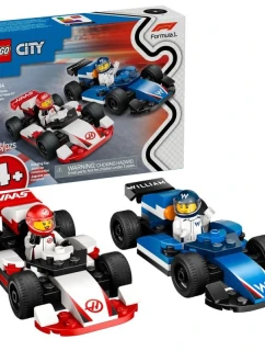 LEGO CITY 60464 F1 Williams Racing a vozy Haas F1