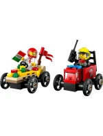 LEGO CITY 60458 Závodní sada: pizza vs. hasičské auto