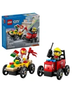 LEGO CITY 60458 Závodní sada: pizza vs. hasičské auto