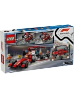 LEGO CITY 60443 Zastávka v boxech F1 a mechanici s vozem Ferrari