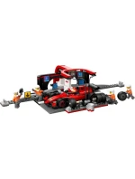 LEGO CITY 60443 Zastávka v boxech F1 a mechanici s vozem Ferrari