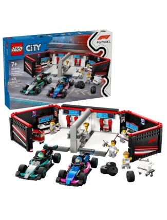 LEGO CITY 60444 Garáž F1 a vozy Mercedes-AMG a Alpine LEGO CITY 60444 Garáž F1 a vozy Mercedes-AMG a Alpine