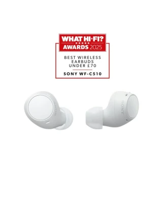 Sony WF-C510 True Wireless Stereo (TWS) sluchátka Bluetooth do uší pro volání/hudbu/sport/denní použití bílá