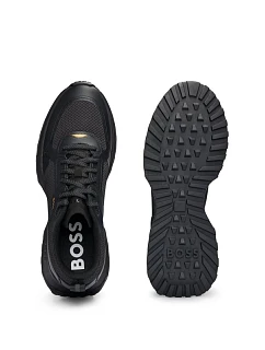 Pánské boty BOSS SNEAKER JONAH_RUNN_METH BLACK (50513195-009)