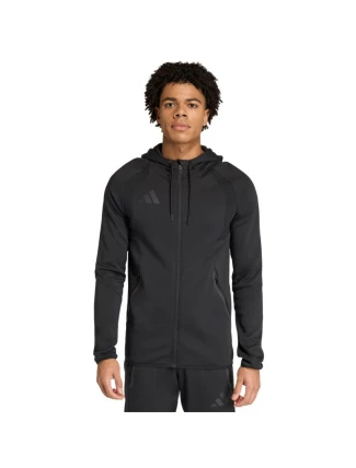 Pánská mikina adidas Tiro 26 Travel Sweat Hoodie black KF6075 pánské oblečení