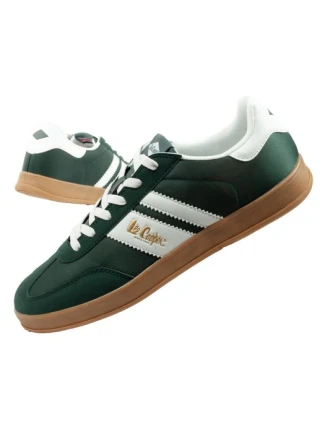 Lee Cooper sportovní obuv pánské tenisky módní pohodlné odolné zelené Lee Cooper sportovní obuv pánské tenisky módní pohodlné odolné zelené