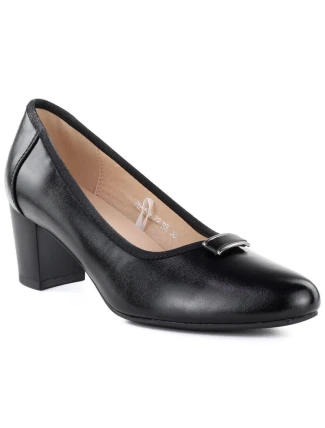 Černé lodičky na jehlovém podpatku Vinceza 58622