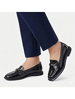 Dámské kožené klasické černé polobotky Vinceza 86429