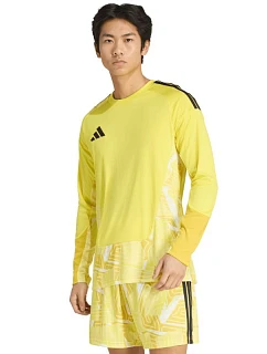 Pánský soutěžní brankářský dres adidas Tiro 26 s dlouhým rukávem žlutý KB5250 pánské