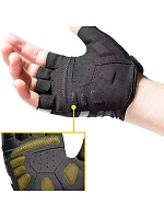 Cyklistické rukavice Rockbros S247 M - černé