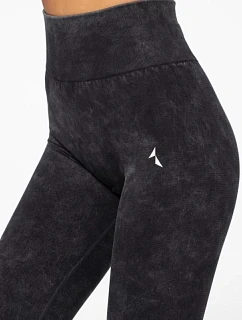 Carpatree Yasmine dámské sportovní legíny s vysokým sedem mramorové - CP-YSL-BL