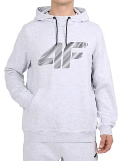 Pánská mikina 4F M2548 cool light grey melange 4FWMM00TSWSM2548 27M pánské