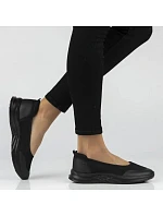 Filippo DP7599 dámské černé textilní boty na platformě
