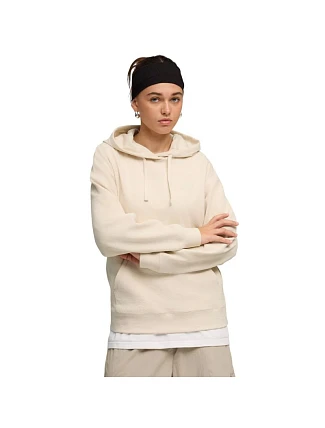 Dámská mikina Puma ESS Elevated Comfort Hoodie cream 691814 87