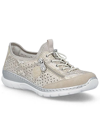 Dámská zlatá prolamovaná sportovní obuv Rieker L3252-92