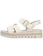 Béžové dámské sandály na platformě Rieker V4952-60