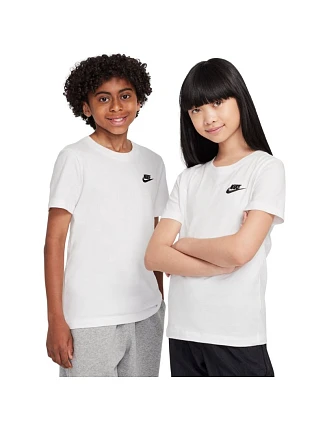 Dětské tričko Nike Sportswear bílé FZ5177 100