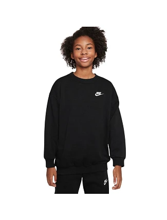 Nike Sportswear Club Fleece Black FD2923 010 Dětská mikina