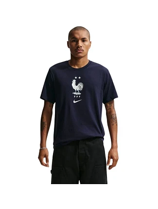 Pánské fotbalové tričko Nike FFF Soccer T-shirt navy blue IH2181 498 pánské