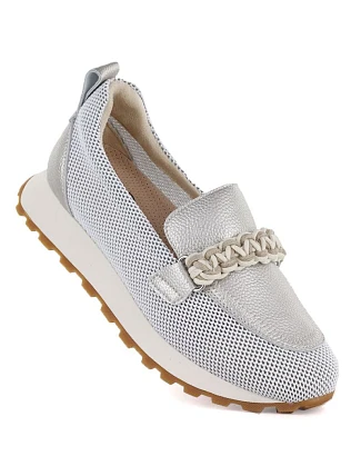 Dámské kožené polobotky sportovní lords gold Cambell 19392