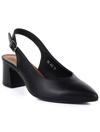 Dámské lodičky s páskem černé Sergio Leone SK463