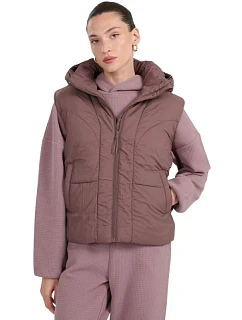 Dámská vesta 4F F299 tmavě hnědá 4FWAW25TVJAF299 80S