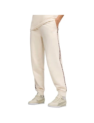 Dámské kalhoty Puma ESS Graphic Animal Comfort beige 692464 87 dámské