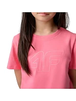 Dívčí tričko 4F F3004 růžové 4FJWSS26TTSHF3004 54S