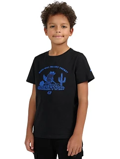 Chlapecké tričko 4F M2815 tmavě černé 4FJWSS26TTSHM2815 20S