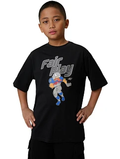 Chlapecké tričko 4F M3012 tmavě černé 4FJWSS26TTSHM3012 20S