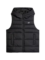 Chlapecká vesta 4F M313 tmavě černá 4FJWSS26TVJAM313 20S