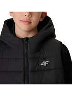 Chlapecká vesta 4F M313 tmavě černá 4FJWSS26TVJAM313 20S