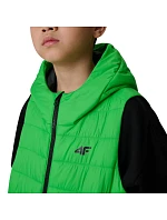 Chlapecká vesta 4F M313 zelená 4FJWSS26TVJAM313 41S