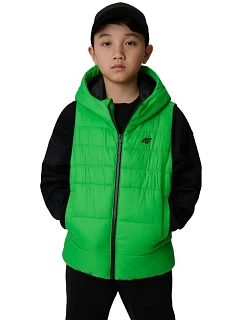 Chlapecká vesta 4F M313 zelená 4FJWSS26TVJAM313 41S