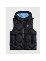 Dívčí bunda bez rukávů s kapucí 4F 4FJRSS26TVJAF355-20S dětská