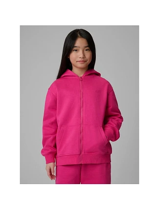 Dívčí mikina s kapucí 4F 4FJRSS26TSWSF2715-54S dětská