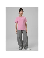 Dívčí tričko s potiskem 4F 4FJRSS26TTSHF3455-56S dětské