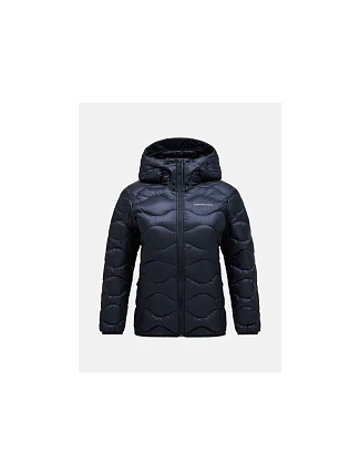 Dámská péřová bunda Peak Performance Helium Down Hood Jacket – černá, velikost: XS Dámská péřová bunda Peak Performance Helium Down Hood Jacket – černá, velikost: XS