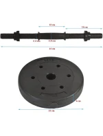 EBfit kompozitní činka nastavitelná 10 kg EBfit kompozitní činka nastavitelná 10 kg