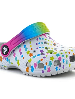 ŽABKY CROCS CLASSIC DISCO DANCE PARTY CLOG T SHIMMER/MULTI 208096-0ZT