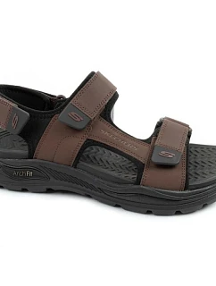 Pánské sandály Skechers Arch Fit na suchý zip na léto