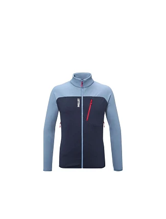 Mikina MILLET M SENECA FLEECE JKT modrá pánská Mikina MILLET M SENECA FLEECE JKT modrá pánská