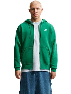 Pánská mikina Nike Club BB FZ Hoodie, zelená, FN3861, 365, XL