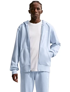 Pánská mikina Nike Club BB FZ Hoodie, světle modrá, FN3861 407 L